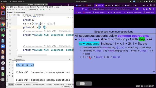 Sequences and iteration - 2 смотреть онлайн