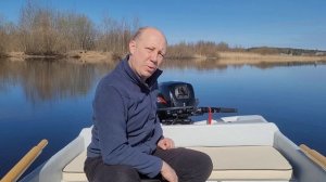 Лодка АФАЛИНА 380Б, мотор Hidea 15-4 такта! Первый выезд в этом сезоне! Обкатка мотора!