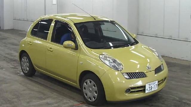 2006 NISSAN MARCH AK12 - Japanese Used Car For Sale Japan Auction Import смотреть онлайн