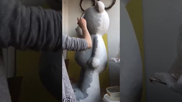 ИЗГОТОВЛЕНИЕ 3D ФИГУР ИЗ ПЕНОПЛАСТА | ФОТОЗОНА | МИШКА ТЕДДИ СВОИМИ РУКАМИ смотреть онлайн