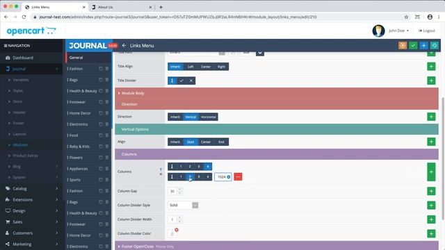 Journal 3 - Headers and Menus смотреть онлайн