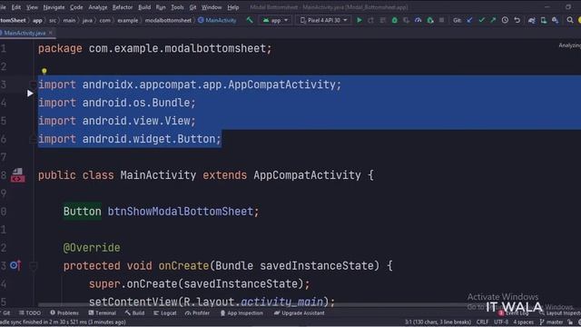 ANDROID - MODAL BOTTOMSHEET TUTORIAL IN JAVA смотреть онлайн