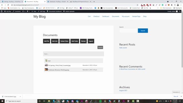 WordPress SP Client Document Manager смотреть онлайн
