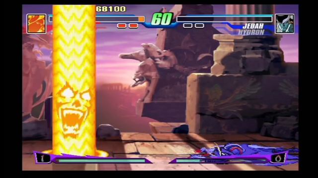 Capcom Fighting Evolution - Shin Akuma/Gouki & Pyron Playthrough смотреть онлайн