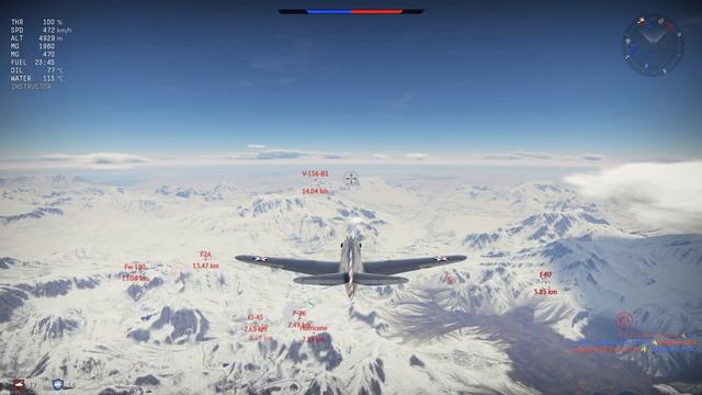 War Thunder (Arcade): P-40C - The Flying Tiger смотреть онлайн