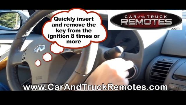 Infiniti QX56 Replacement Remote Programming 2004 2007 смотреть онлайн