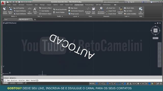 AutoCAD 269 EXPRESS TOOLS TEXT ROTATE смотреть онлайн