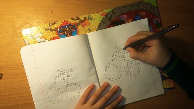 Арт урок рисования по клеточка (1 урок) смотреть онлайн