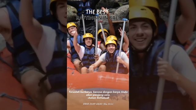 THE BEST RAFTING IN BALI | RAFTING AYUNG PERTIWI | 0857-5505-9965 смотреть онлайн