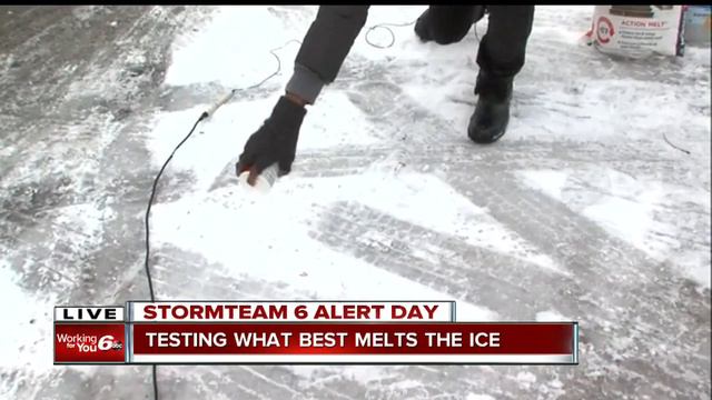 What works best to melt ice on your sidewalk and driveway смотреть онлайн