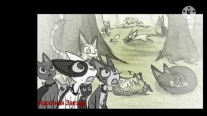 Коты воители клип Кровавое племя и Сумрачный лес песня Над вами.