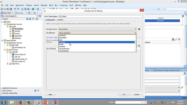 Oracle ADF 11G R2 - 42 Adf Faces Auto suggestion LOV смотреть онлайн