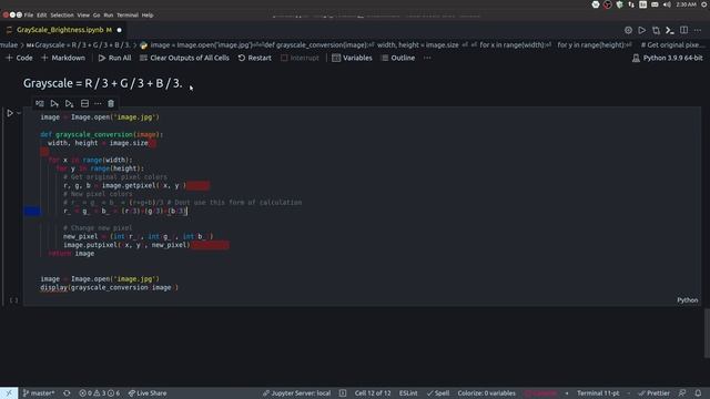 29-Python Image Processing - Grayscale Conversion and Brightness Increase from Scratch смотреть онлайн