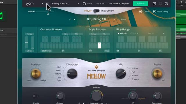 UJAM MELLOW UPRIGHT BASS VST Upright Bass Sample Library Review + Slik, Dope & Deep
