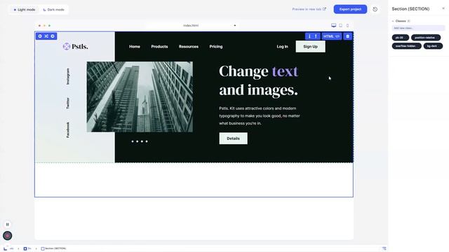 Pstls - UI library for Bootstrap Editor смотреть онлайн