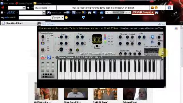 buttonbeats virtual piano:twinkle twinkle смотреть онлайн