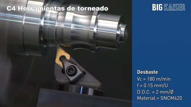 BIG KAISER - Torneado con el portaherramientas BIG CAPTO C4 смотреть онлайн