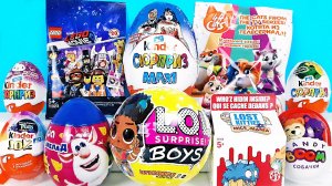 СЮРПРИЗ MIX! LOL BOYS Series 3, LEGO, Тролли, БУБА, 44 котенка, Куклы ЛОЛ Unboxing Kinder Surprise