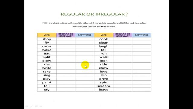 JOIN MANUSDA ENGLISH WITH MA'AM VEBRY LESSON 12: EXERCISE OF REGULAR AND IRREGULAR VERB смотреть онлайн