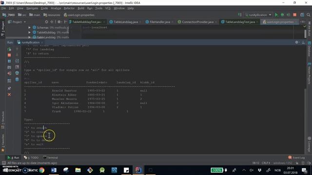 basic JDBC , Mysql with local server, CRUD, Java смотреть онлайн
