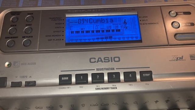 Cumbia on the Casio CTK-691 Keyboard смотреть онлайн