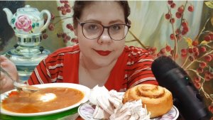 Мукбанг - Щи, курочка/Блогеры ютуба дуреют