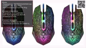 Игровой комплект 4-в-1: игровая клавиатура, игровая мышь, гарнитура и коврик для мыши Target MKP-350