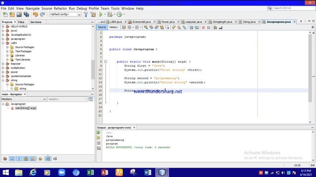How to concatenate strings in Java смотреть онлайн