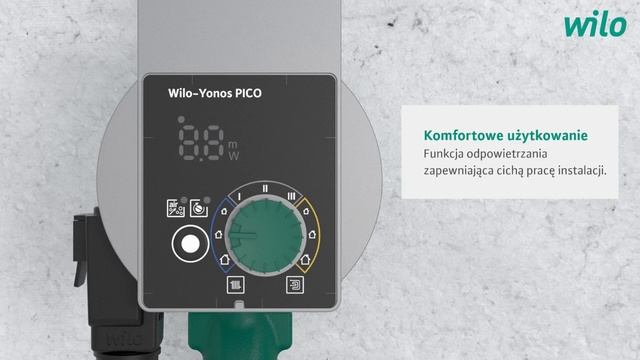 Wilo Yonos PICO pompa obiegowa do instalacji grzewczych i chłodniczych. Zalety i instrukcja obsługi смотреть онлайн