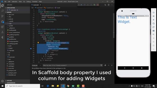 Use of SafeArea and How to remove debug banner | Flutter | Dart | VScode | Android | ios смотреть онлайн