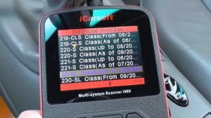 iCarsoft i980 - Автосканер Mercedes Benz