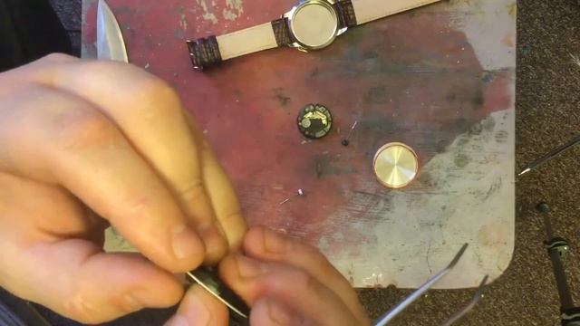 Tissot T033. Замена механизма в домашних условиях