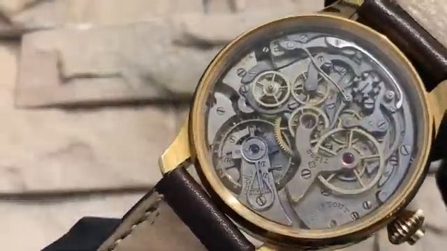 Хронограф Contetout. Переделка из карманных часов. смотреть онлайн