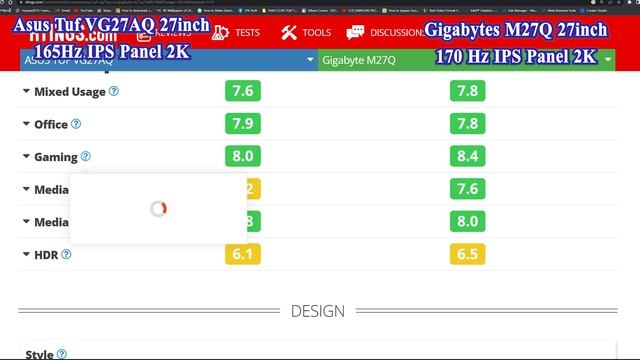 Asus Tuf VG27AQ Vs Gigabyte M27Q 2K IPS 27inch смотреть онлайн
