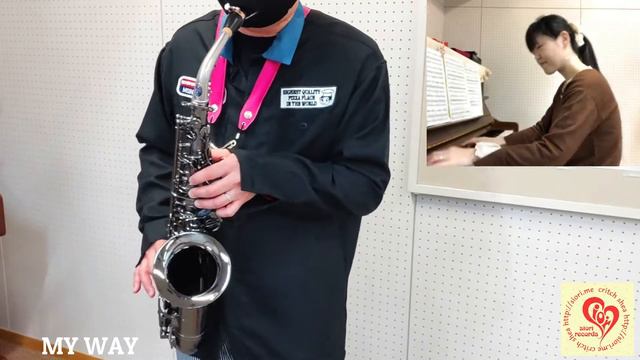 マイウェイ（めちゃモテサックス）カバー（my way）- alto saxophone and piano cover смотреть онлайн