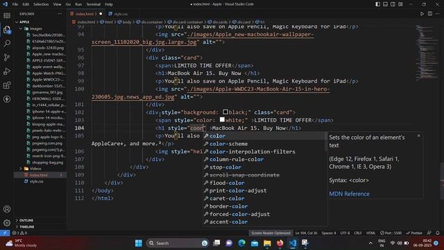 Building Apple Clone Website For Beginners | Project Using HTML, CSS And Javascript 2024 смотреть онлайн
