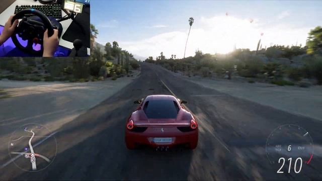 Ferrari 458 Italia - Forza Horizon 5 | Logitech g29 gameplay смотреть онлайн