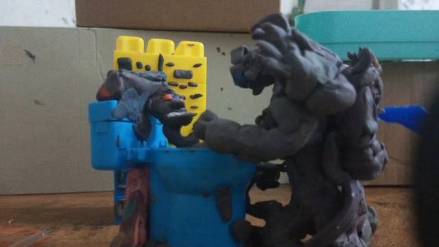 Камера мэн титан против G-man туалет! пластилиновая анимация.