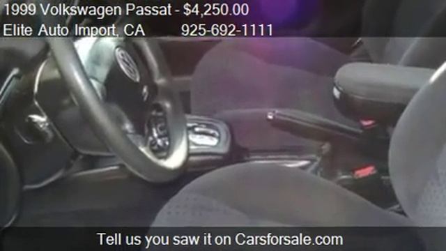 1999 Volkswagen Passat GLS - for sale in Concord, CA 94520 смотреть онлайн