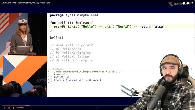 Kotlin Puzzlers - Volume 1 - Hello World? смотреть онлайн
