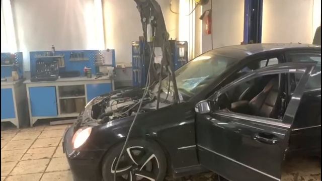 Старый, но не бесполезный! Промывка форсунок W203 смотреть онлайн