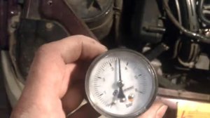 давление топлива в рампе после остановки двигателя  21124