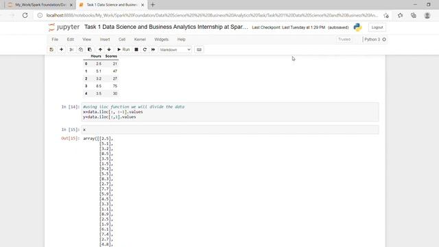 | TASK 1 | PREDICTION USING SUPERVISED ML | GRIP JUN 2021 | THE SPARK FOUNDATION | смотреть онлайн