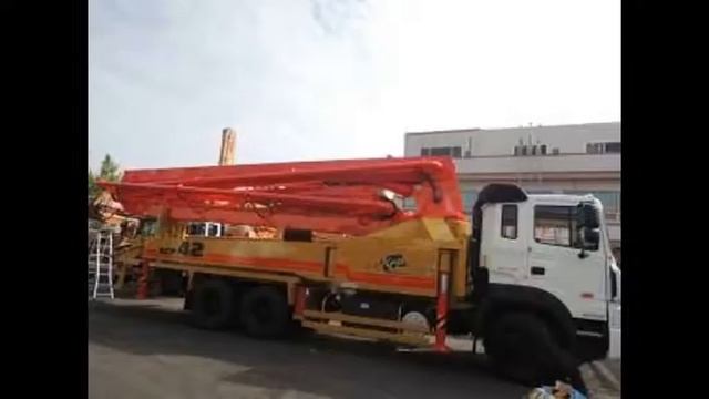 Бетононасос 42м KCP42ZX5170 Hyundai HD260 / concrete pump truck смотреть онлайн