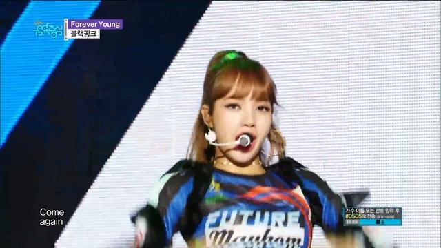 60FPS 1080P | BLACKPINK - Forever Young, 블랙핑크 - Forever Young Show Music Core 20180804