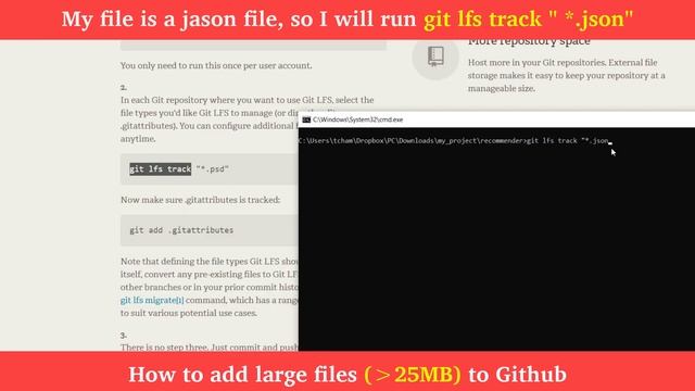 How to add large (Greater than 25 MB) files to Github смотреть онлайн