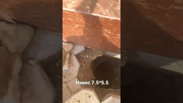 Начало навеса . Подготовка для балки смотреть онлайн