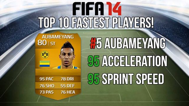 Fifa 14 Ultimate Team - Top 10 Fastest Players! смотреть онлайн