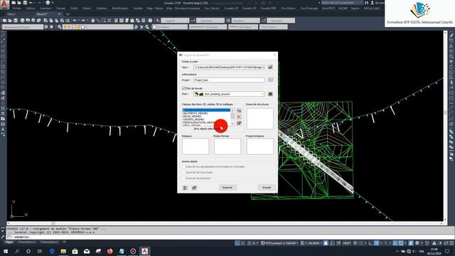 Covadis Import Plan IMX InfraWorks et Export IFC Pont BIM 3D смотреть онлайн
