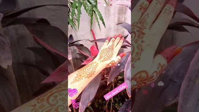 VALENTINES DAY Love hearts stencil mehndi #shorts #valentinesday #ashortaday #youtubeshorts #viral смотреть онлайн
